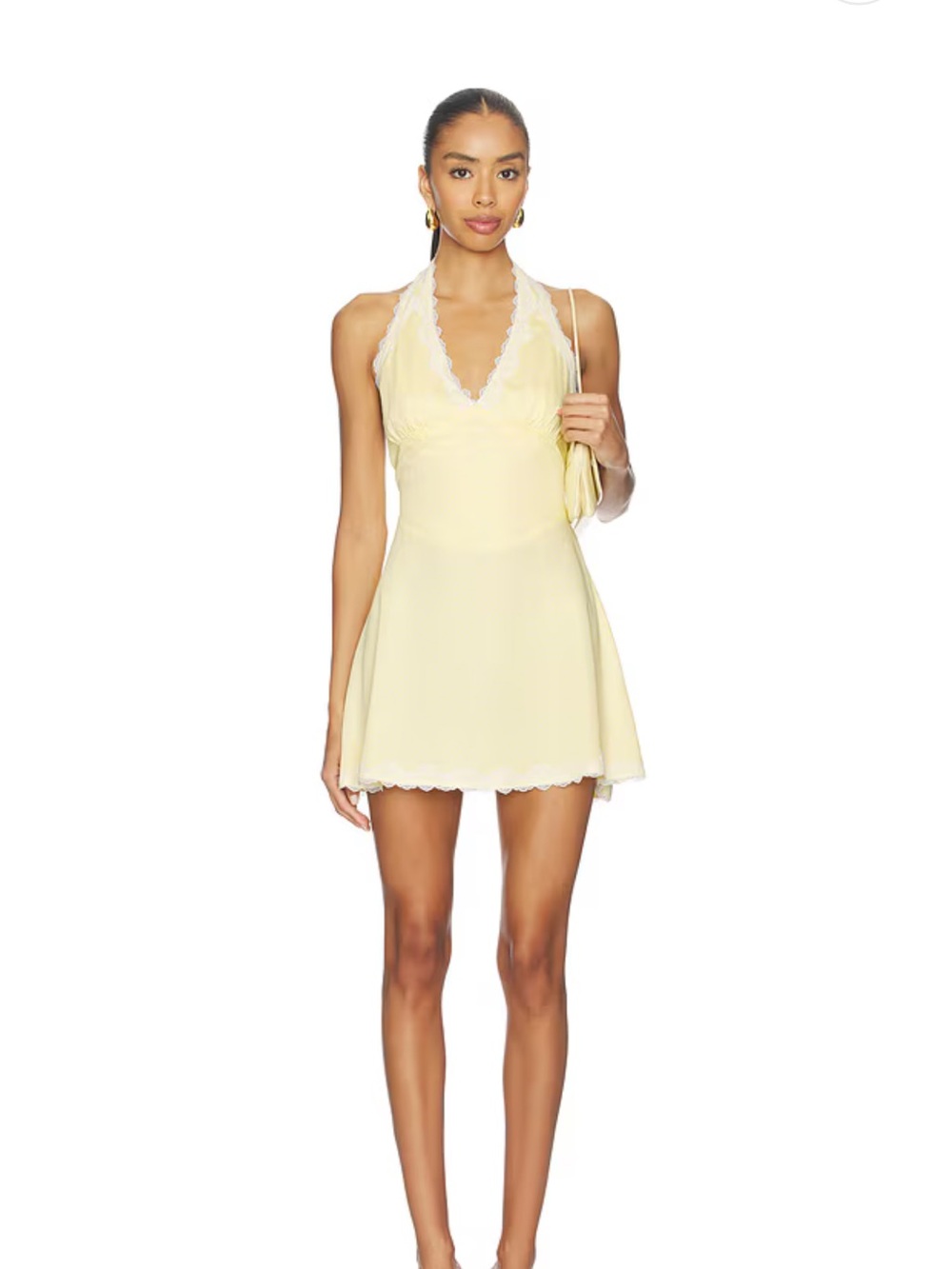 Frankie's Bikinis Audrey Satin Mini Dress